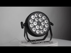 ضوء 18 LEDs RGBW 4 في 1 DMX التحكم في
