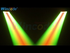 ضوء الرأس المتحرك مزدوج الجانب LED Beam Zoom Wash Strobe Hybrid Light لمهرجان الموسيقى