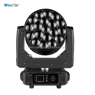 سعر جيد 19*15W LED RGBW 4 in 1 Beam Moving Head Light with 50000 Hours Lifespan for Night Club and Wedding الانترنت