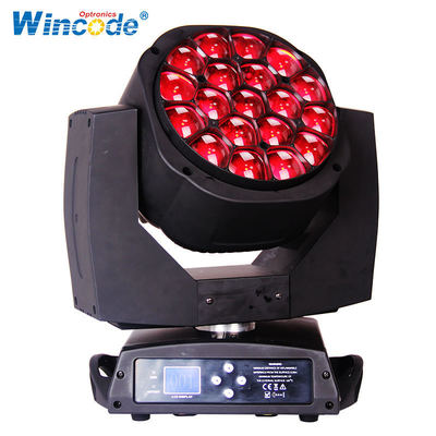 سعر جيد Big Bee Eye LED Moving Head Light with 19*15W RGBW High Brightness 540° Pan and 210° Tilt Movement for DJ Disco Party الانترنت