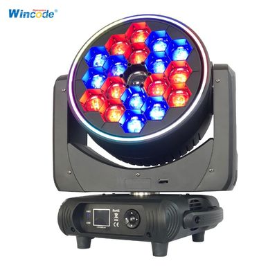 سعر جيد K15 19x40W RGBW 4in1 LED Moving Head Light with 540° Pan Movement and Bee Eye Effects for Stage Lighting الانترنت