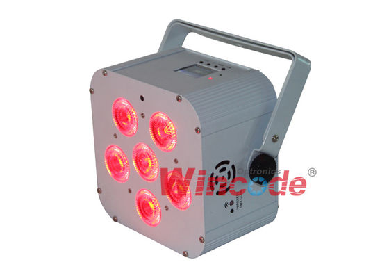 سعر جيد WiFREE Par 6 مصابيح مسرحية تعمل بالبطاريات 6 × 18W RGBWA + UV مع شاشة LCD ملونة الانترنت