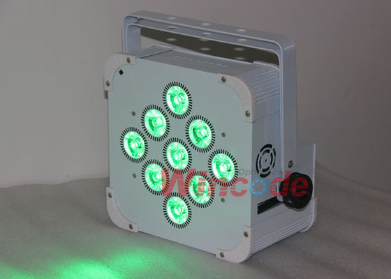 سعر جيد مصباح محمول للمسرح 9 × 15W 5 / 9 قنوات ، بطارية تعمل بالبطاريات LED Par علب RGBWA الانترنت