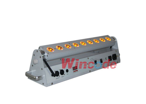 سعر جيد ستة في واحد بطارية مشغلة مصابيح المسرح 9 × 18W LED غسالة الحائط مع بطارية لاسلكية الانترنت