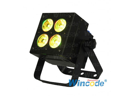 سعر جيد 4 × 10W RGBL 4 في 1 LED Par Light ، LED Flat Par Light ، LED Uplight لحفلات Dj الزفاف الانترنت