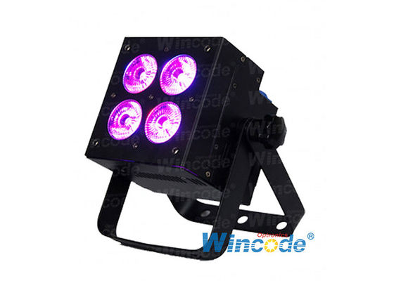 سعر جيد 4 × 18W RGBLWA + UV 7 في 1 LED Par Light ، LED Flat Par Light ، LED Uplight لحفلات Dj الزفاف الانترنت