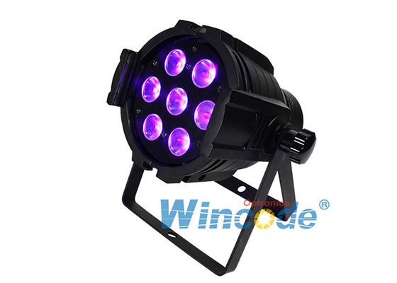 سعر جيد ضوء مرحلة LED DMX المهني 7 × 3W RGB 3 في 1 ضوء LED Par الانترنت