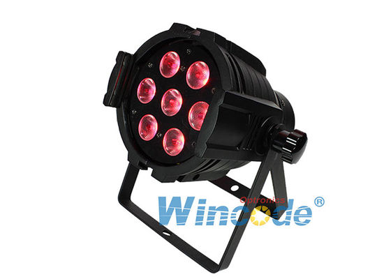 سعر جيد DMX LED DJ المهنية الضوء المسرحي 7 × 8W RGBW 4 في 1 LED Par Light الانترنت