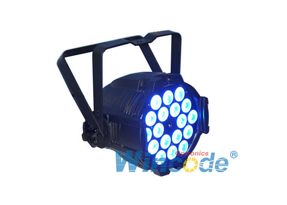 سعر جيد 4 / 7 قنوات LED Par 64 للزفاف ، إضاءة المسرح المهنية 18 × 10W الانترنت