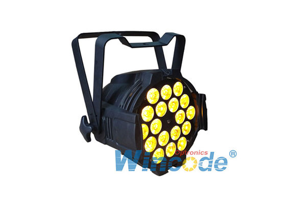 سعر جيد 18 × 15W RGBWA 5 في 1 LED Par Light 16 Bit PWM التضييق 25 ° 45 ° 60 ° العدسة الاختيارية الانترنت