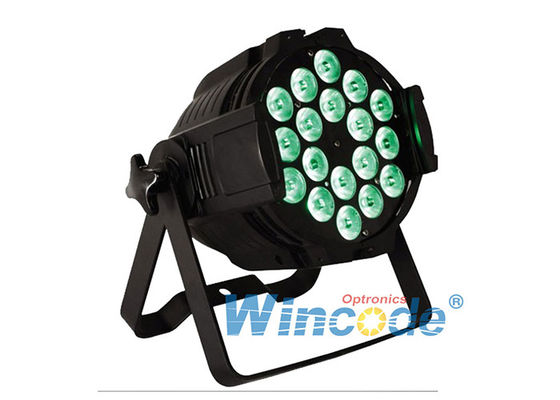 سعر جيد إضاءة المسرح LED Par Can 64 18 × 18W RGBWA + UV 6 في 1 مع HDTV Video Flicker Free الانترنت