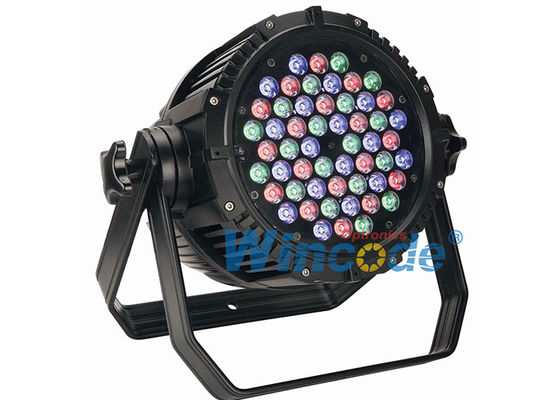 سعر جيد التحكم المستقل LED Par 54 × 3W RGBW مقاوم للماء ، المهنية مرحلة الضوء 8 قنوات الانترنت