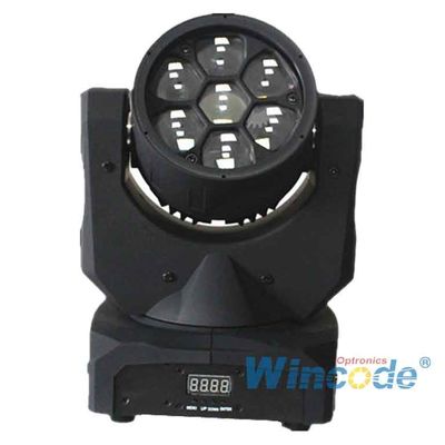 سعر جيد ضوء الرأس المتحرك 7 * 10W 0-100٪ ضبابي خطي مع 16 بت الانترنت