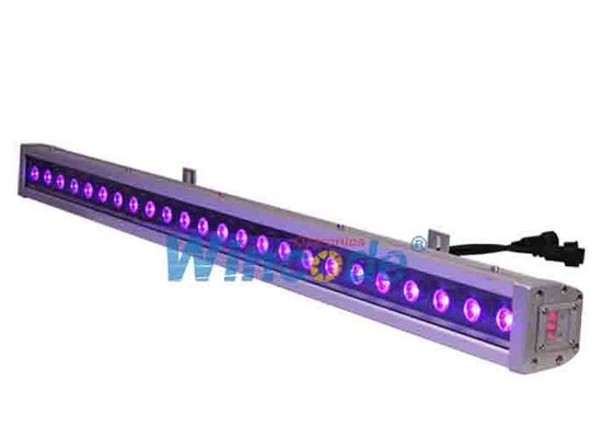 سعر جيد أضواء غسالة الحائط تحت تأثير الأشعة فوق البنفسجية DMX512 لحفلات الزفاف / مبنى المطاعم الانترنت