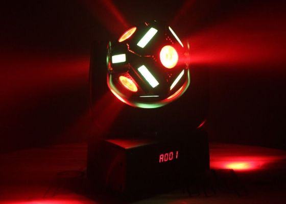 سعر جيد 6 × 12 واط LED RGBW عيون الثعبان مصغرة متعددة الأشعة LED متحركة الرأس ديسكو ضوء للحفلات الانترنت
