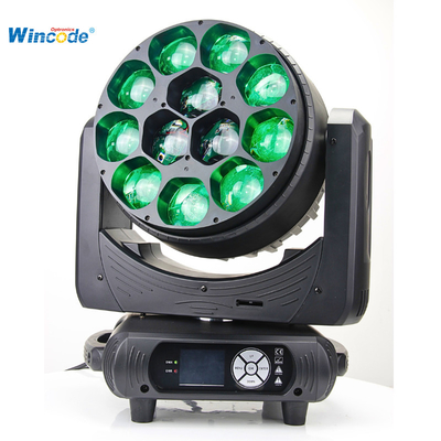 سعر جيد 12 × 40W LED متحرك مصباح الرأس مع زيوم وظيفة بكسل تأثيرات غسل الشعاع الانترنت