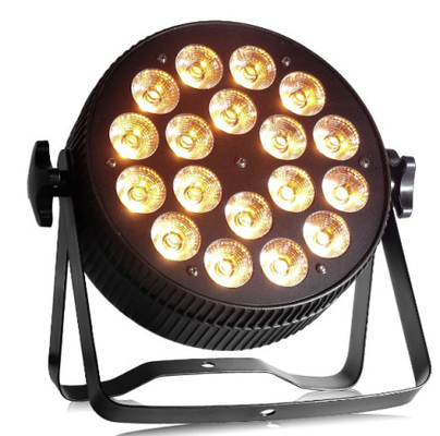 سعر جيد 18 مصباح LED خارجي IP65 مصباح LED ضئيل الحجم ، مصباح LED مسطح الحجم مع التحكم DMX الانترنت