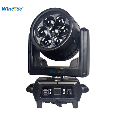 RDM DMX IP65 مضاد للماء LED غسل بيكسل رأس متحرك 7pcs 60W