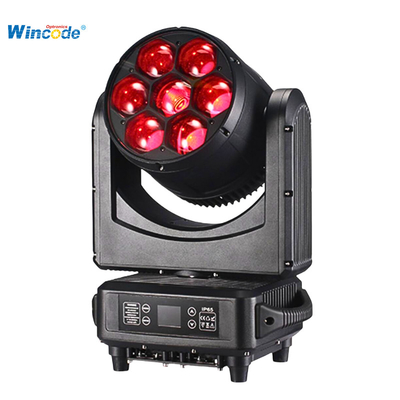 خارجية IP65 مضادة للماء LED غسل بيكسل رأس متحرك 7pcs 60W