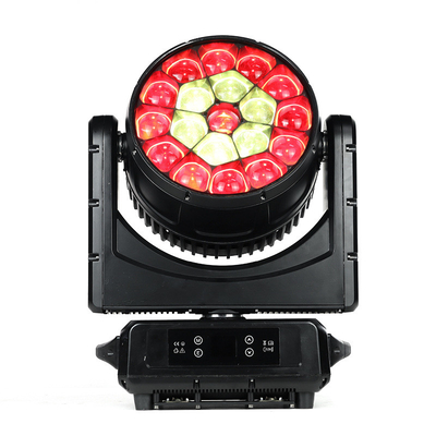 ضوء الرأس المتحرك عالي الوهج 19 * 40W LED مع IP65 مقاوم للماء RDM و DMX512 التحكم