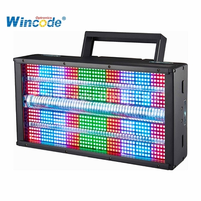 سعر جيد 1000 واط IP65 مضاد للماء LED ستروب ضوء بارد أبيض + RGB DMX512 الانترنت