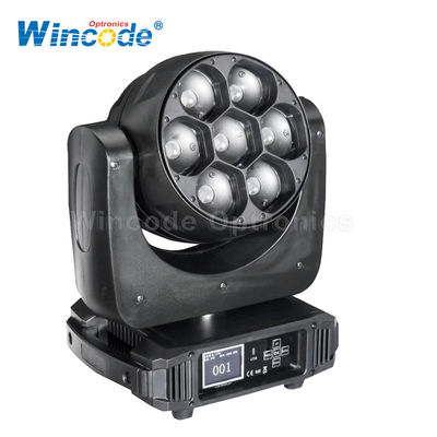 سعر جيد 7 × 40W LED Moving Head Light With Zoom Pixel Function تأثيرات غسل الشعاع الانترنت